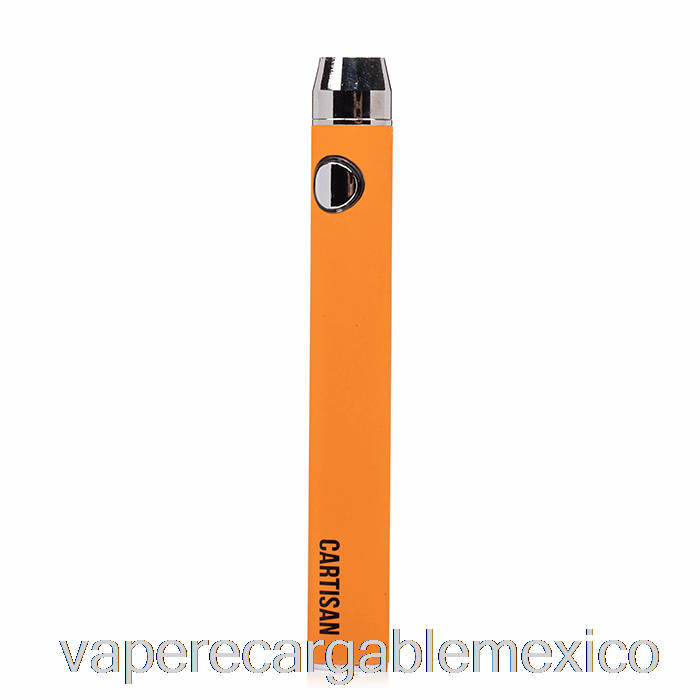 Vape Recargable Botón Carisano Vv 900 Doble Carga 510 Batería [micro] Naranja